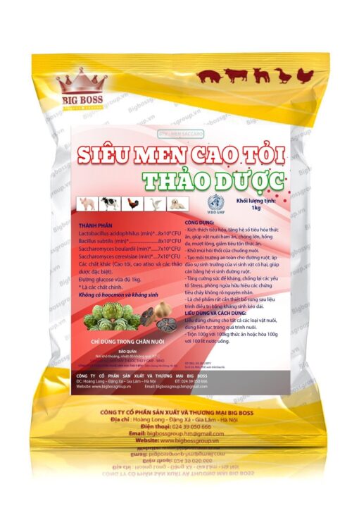 SIÊU MEN CAO TỎI THẢO DƯỢC - 1KG. Bổ sung các vi sinh vật hữu ích