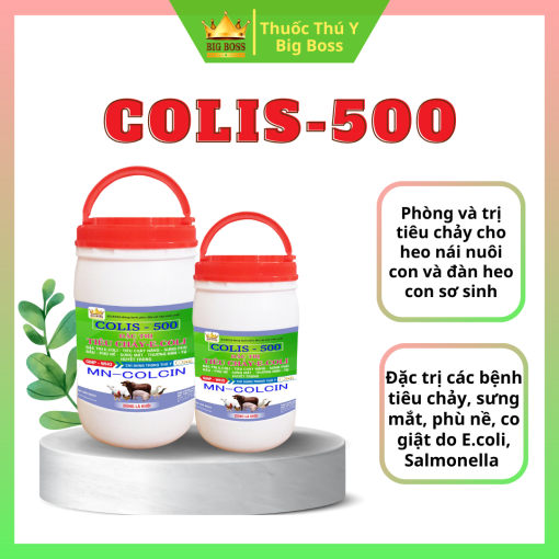 COLI. 500 - 1KG. Đặc trị viêm ruột - tiêu chảy - E.coli