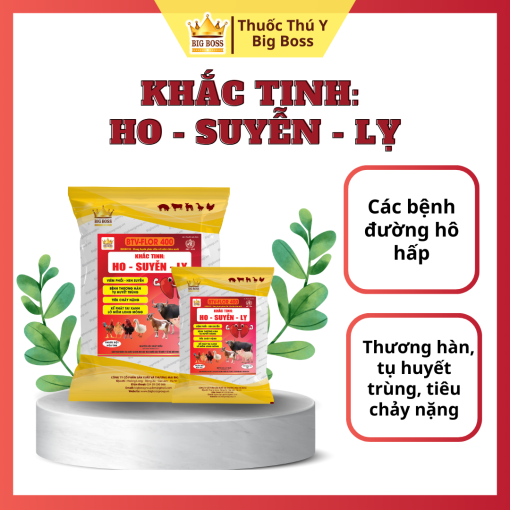 KHẮC TINH: HO - SUYỄN - LỴ - 1KG